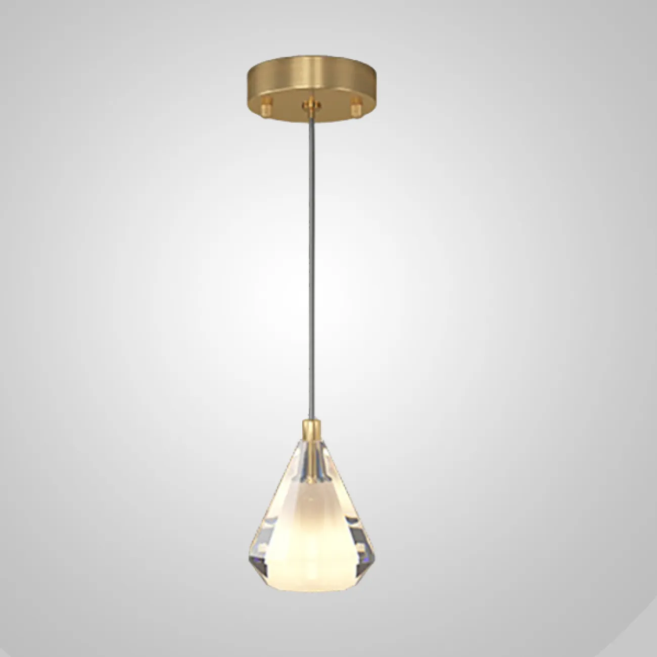 Подвесной светильник SOLDIS black от ImperiumLoft