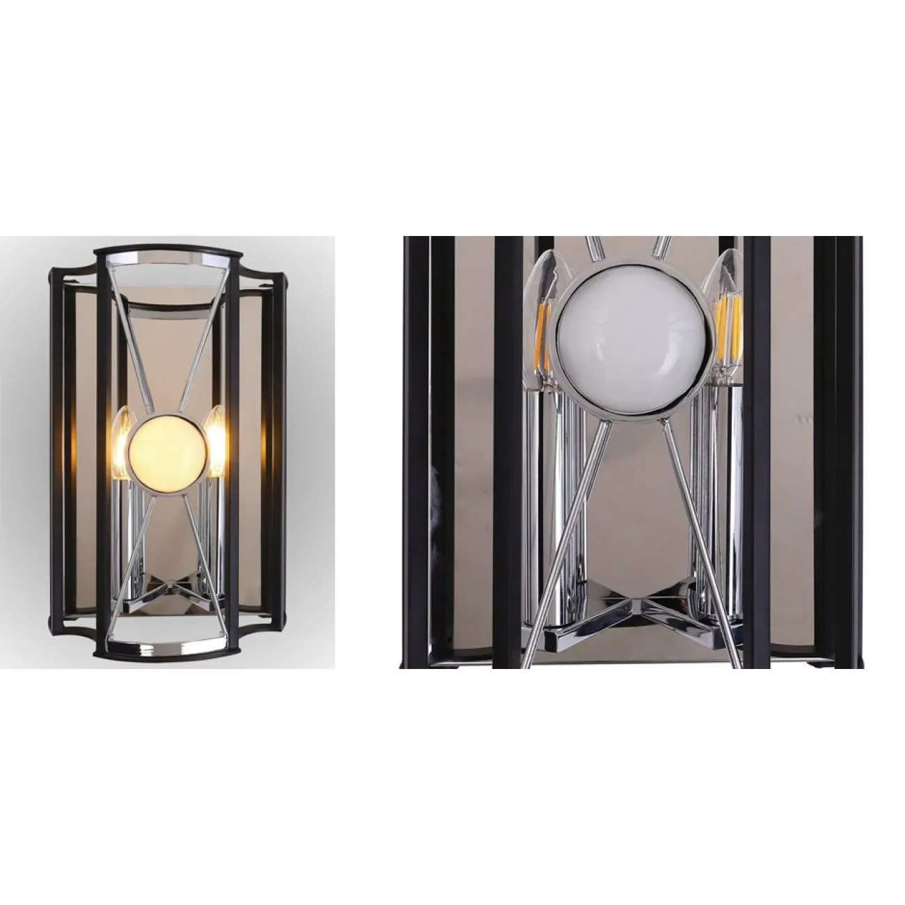Бра Candles Cell Chromium Sconces