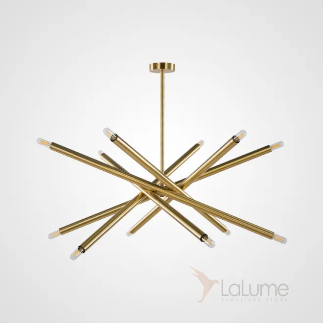 Люстра на штанге SPIKE D90 H70 от ImperiumLoft