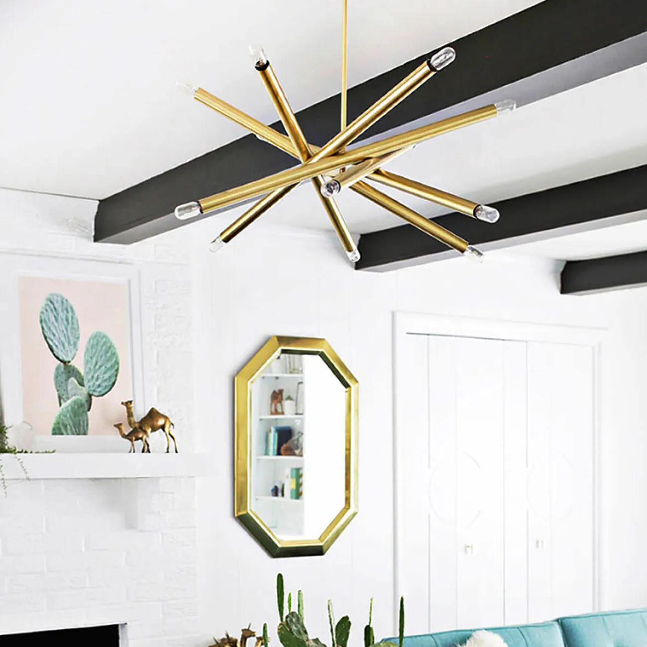 Люстра на штанге SPIKE D50 H65 от ImperiumLoft