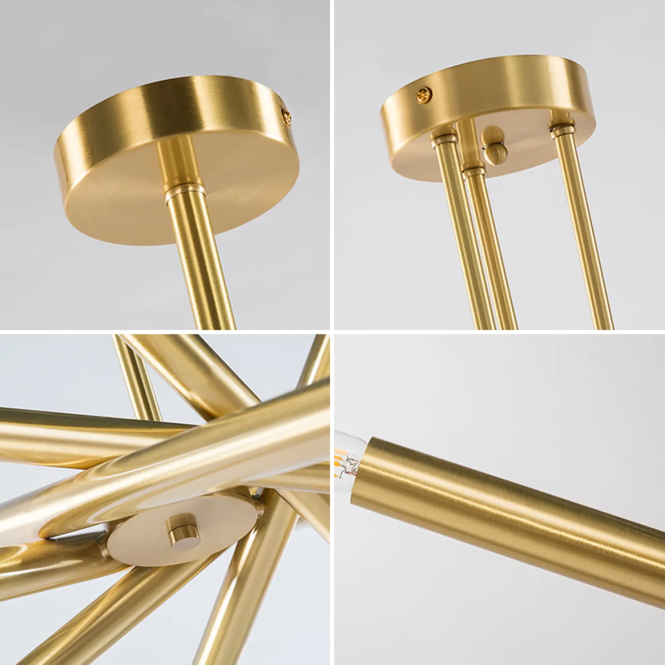 Люстра на штанге SPIKE D50 H65 от ImperiumLoft