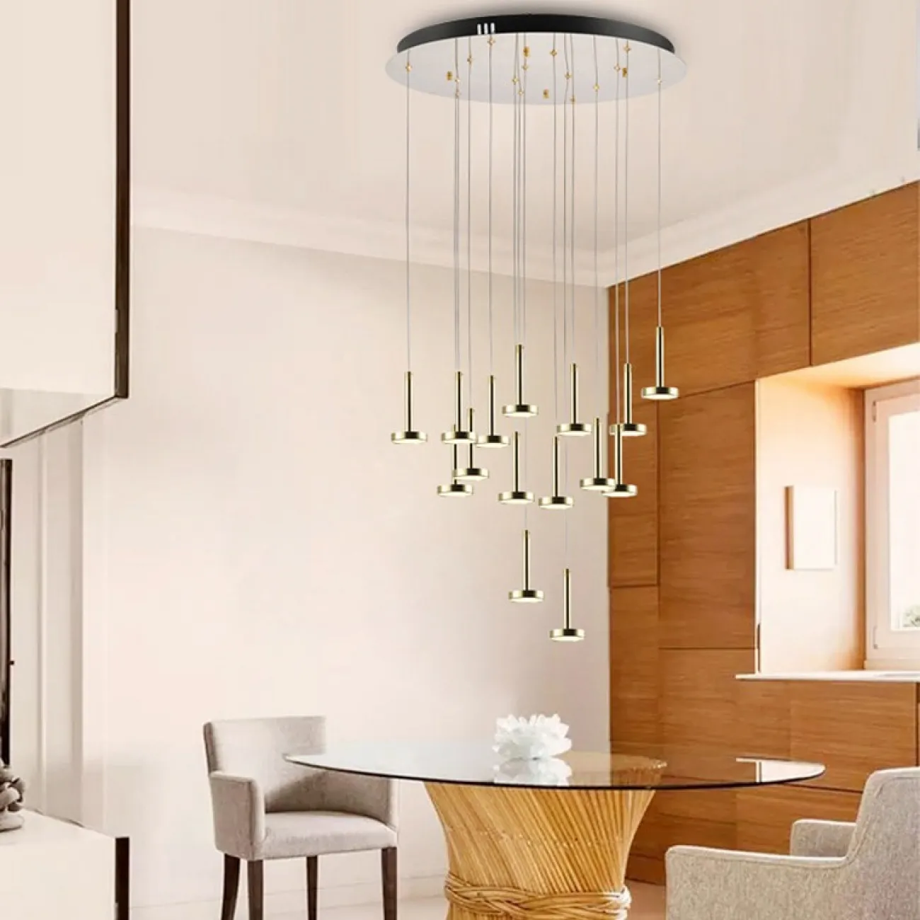 Подвесной светильник PIN 7 планка от ImperiumLoft