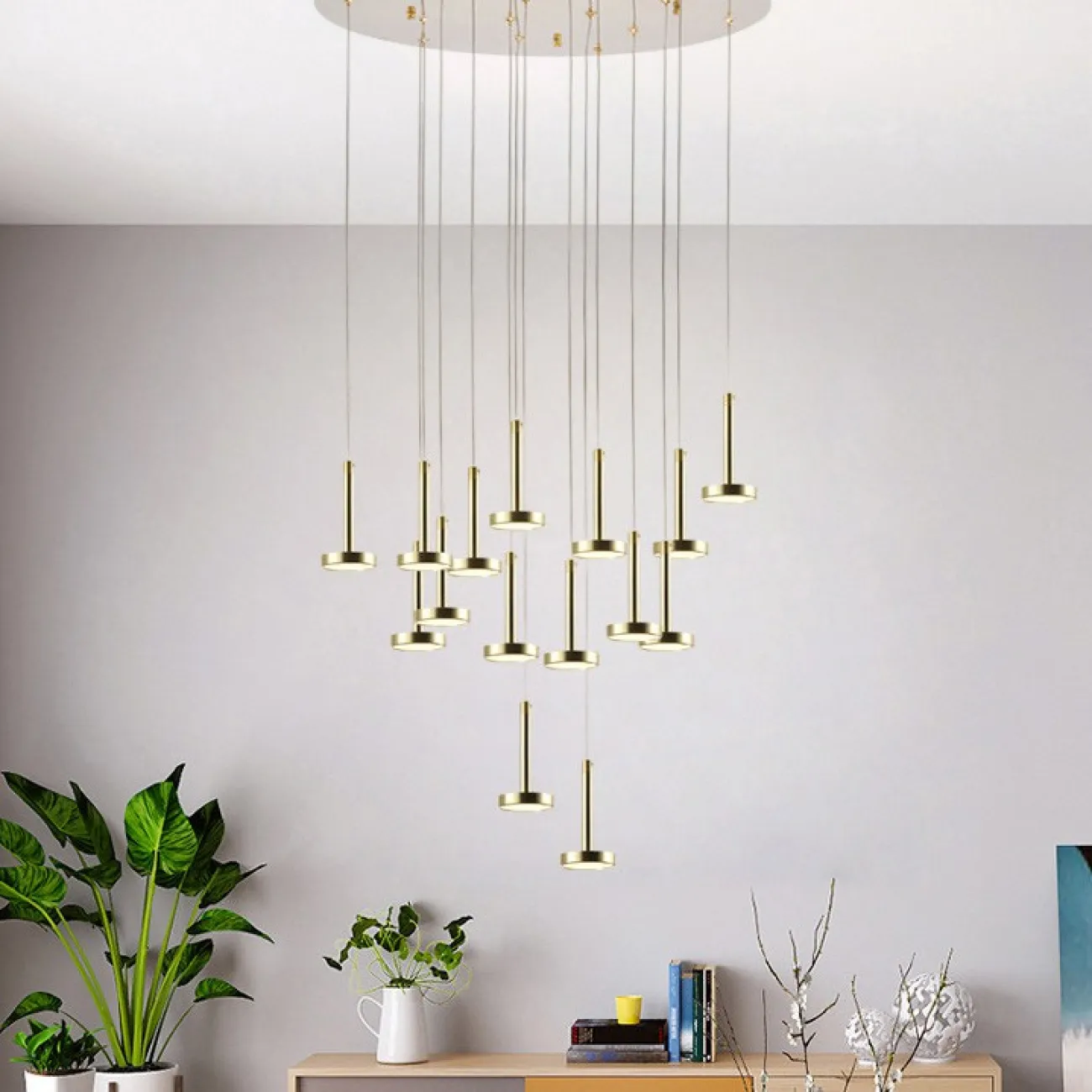 Подвесной светильник PIN 16 диск от ImperiumLoft