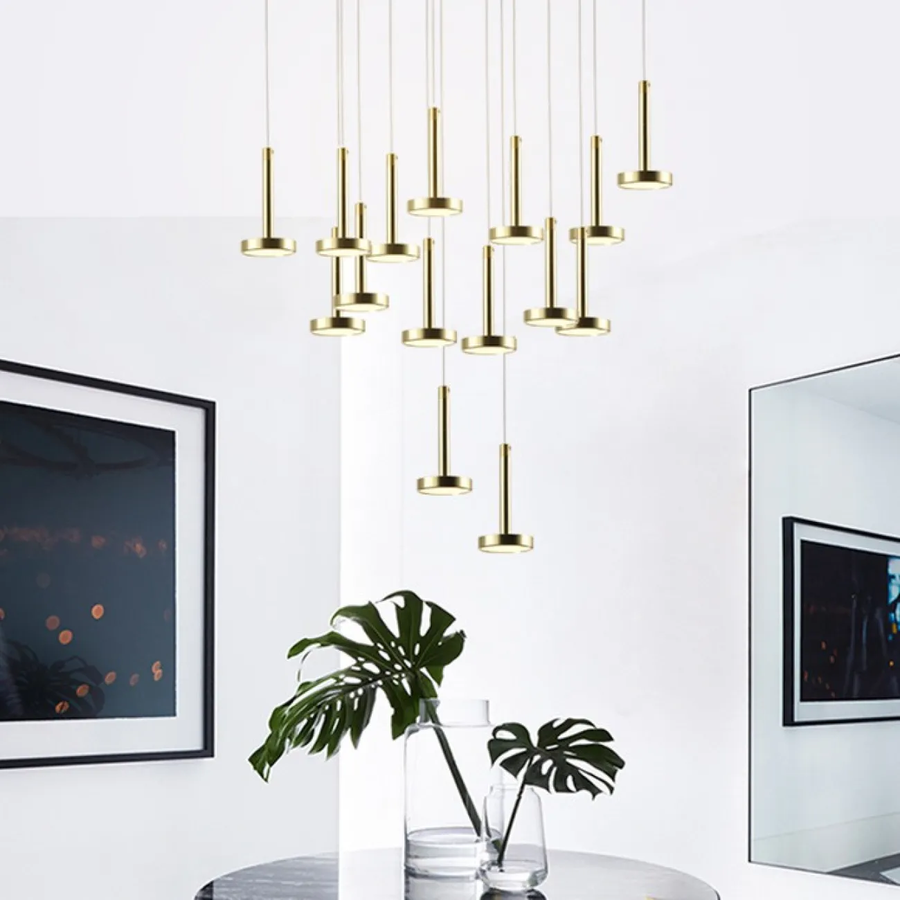 Подвесной светильник PIN 7 планка от ImperiumLoft