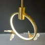 Подвесной светильник BABETTA RING 1 L280 brass 4000К от ImperiumLoft