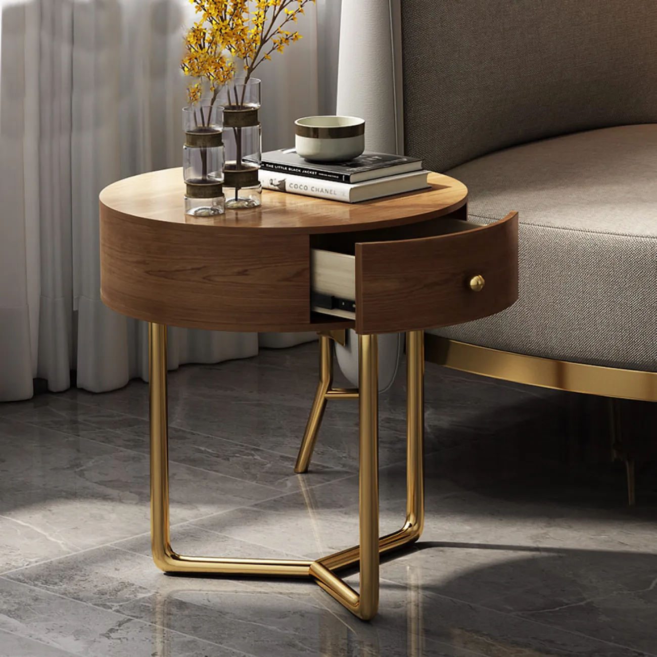 Дизайнерский журнальный столик LaLume-AP00107 Дизайнерский журнальный столик LaLume-AP00107