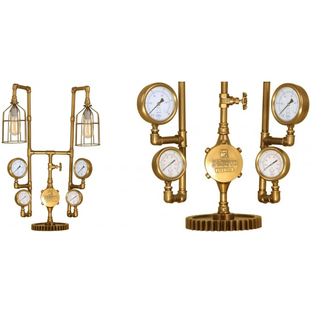 Настольная лампа Large Brass Loft от LaLume