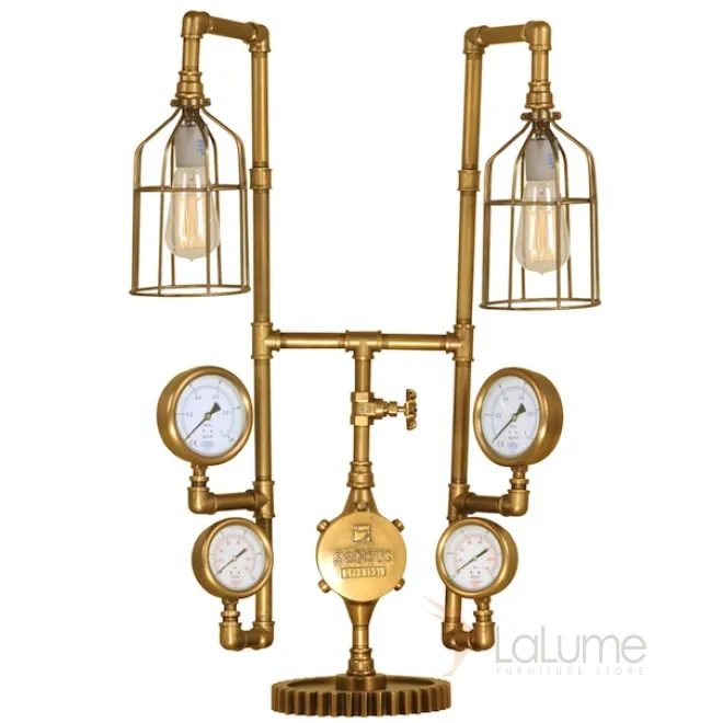 Настольная лампа Large Brass Loft от LaLume