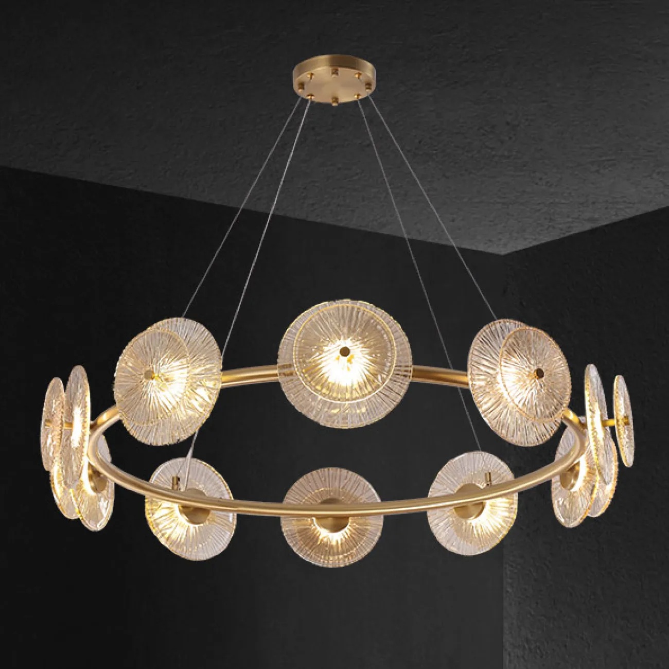 Подвесная люстра AGAPI CH от ImperiumLoft