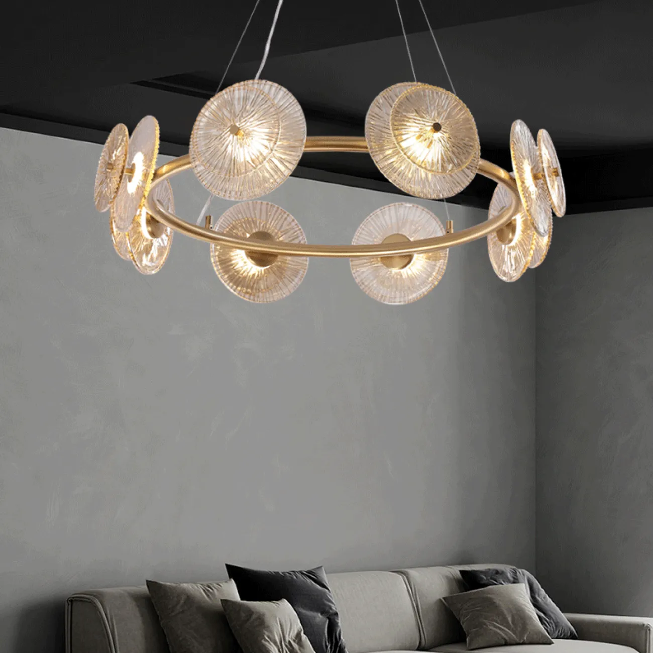 Подвесная люстра AGAPI CH от ImperiumLoft