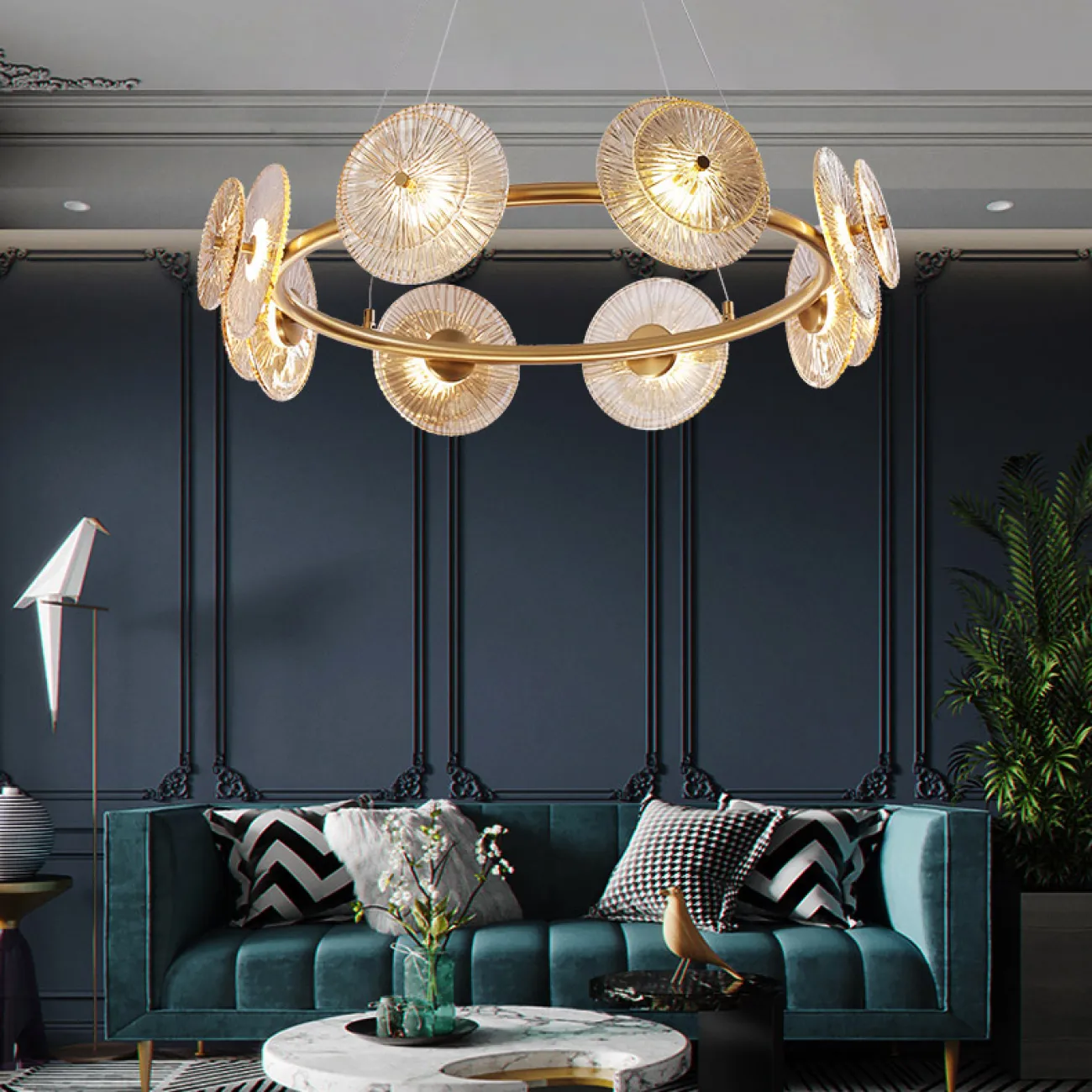 Подвесная люстра AGAPI CH от ImperiumLoft