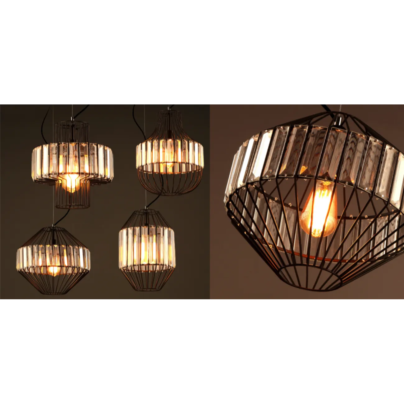 Подвесной светильник Glass Plate Pendant #4 от LaLume