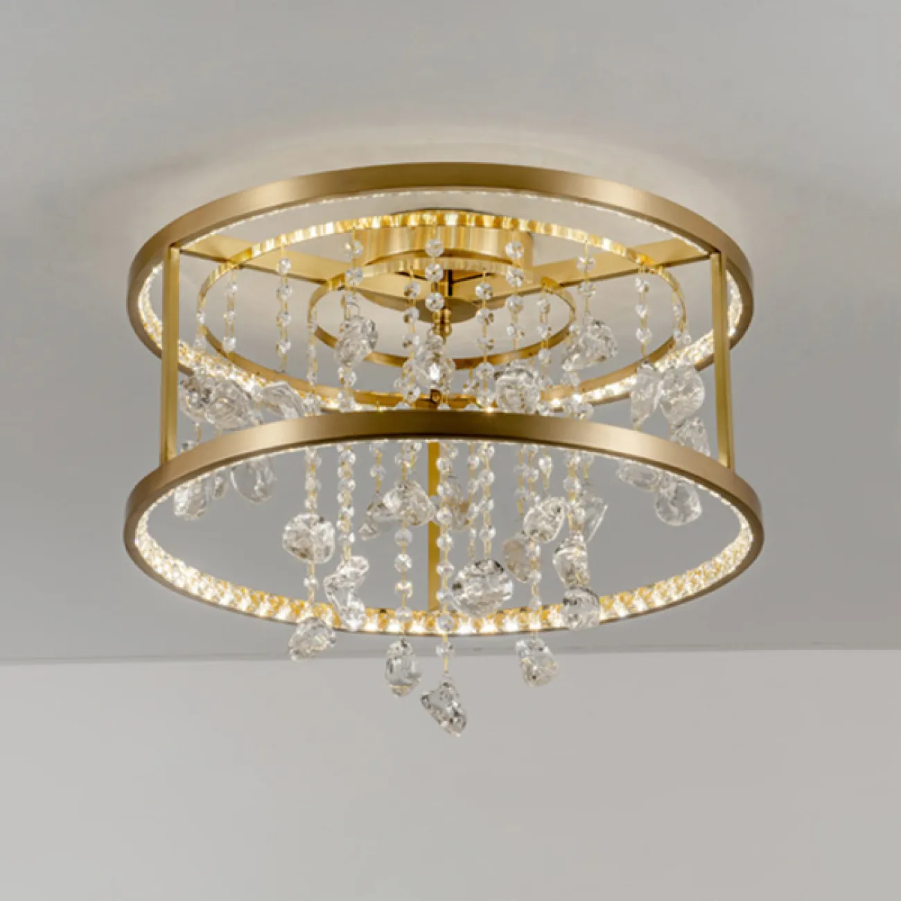 Потолочная люстра PANDORA D30 Turquoise от ImperiumLoft