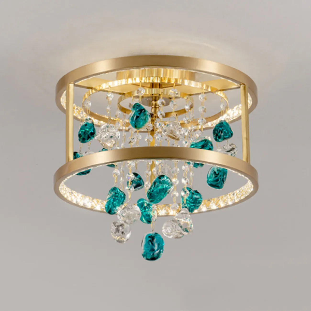 Потолочная люстра PANDORA D50 Turquoise от ImperiumLoft