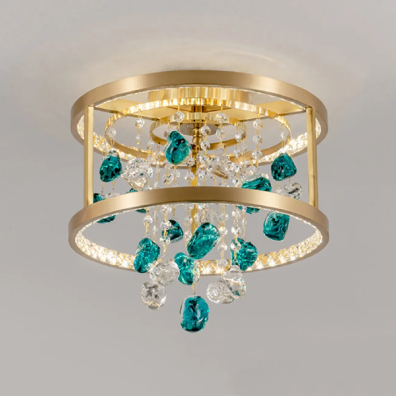 Потолочная люстра PANDORA D50 Turquoise от ImperiumLoft