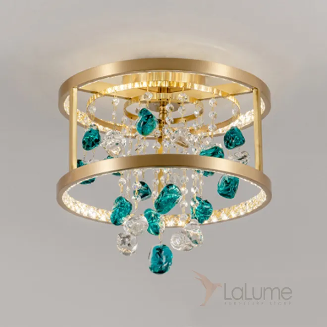 Потолочная люстра PANDORA D30 Turquoise от ImperiumLoft