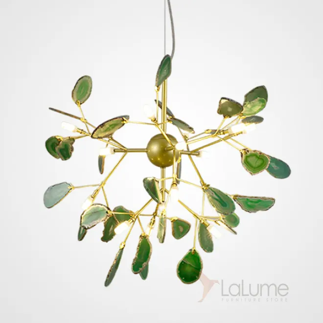 Подвесная люстра AGATE L16 Green от ImperiumLoft