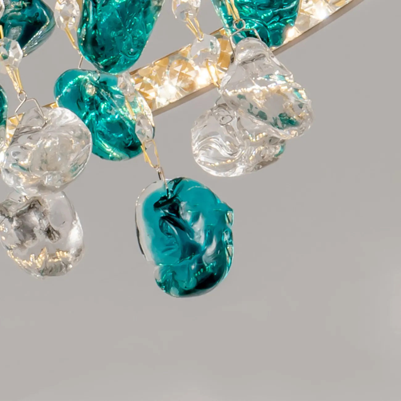 Потолочная люстра PANDORA D30 Turquoise от ImperiumLoft