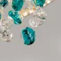 Потолочная люстра PANDORA D30 Turquoise от ImperiumLoft