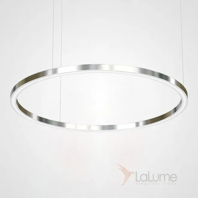 Люстра Light Ring Horizontal D150 Хром от ImperiumLoft
