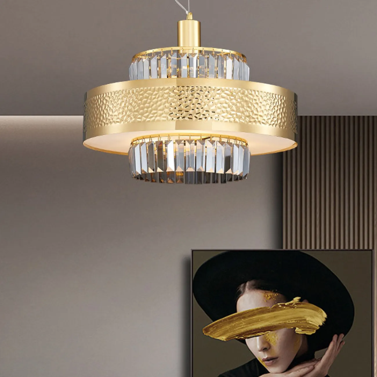 Подвесная люстра ROXANA D45 Brass от ImperiumLoft