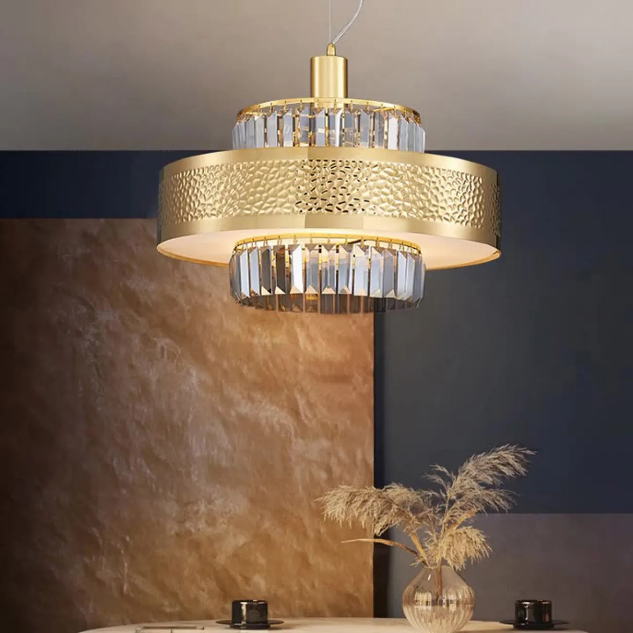 Подвесная люстра ROXANA D60 Gold от ImperiumLoft