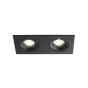 Встраиваемый двойной спот TIMA c поворотом Черный