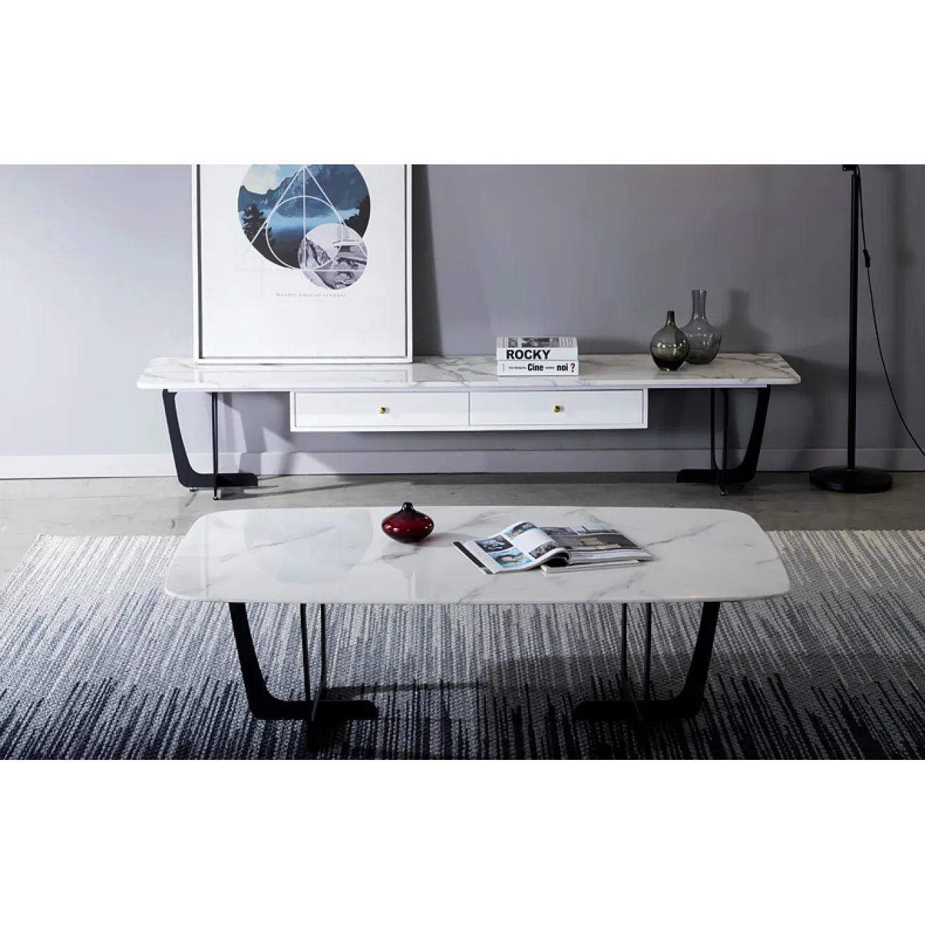 Дизайнерский журнальный столик LaLume-AP00284