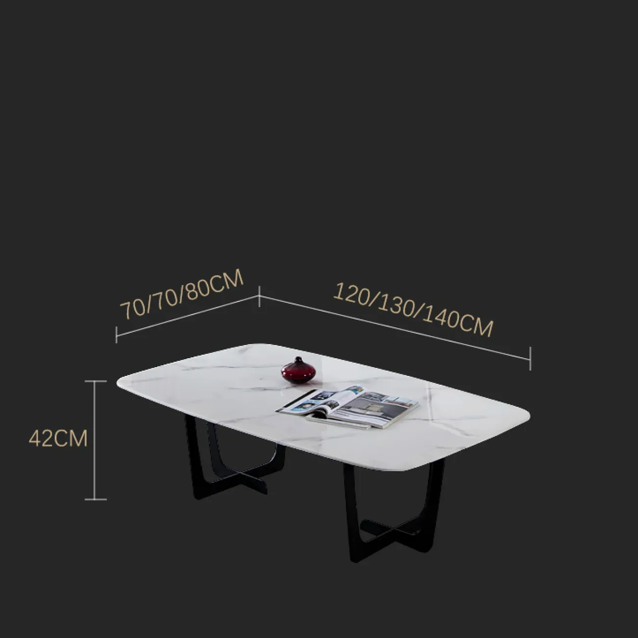 Дизайнерский журнальный столик LaLume-AP00284