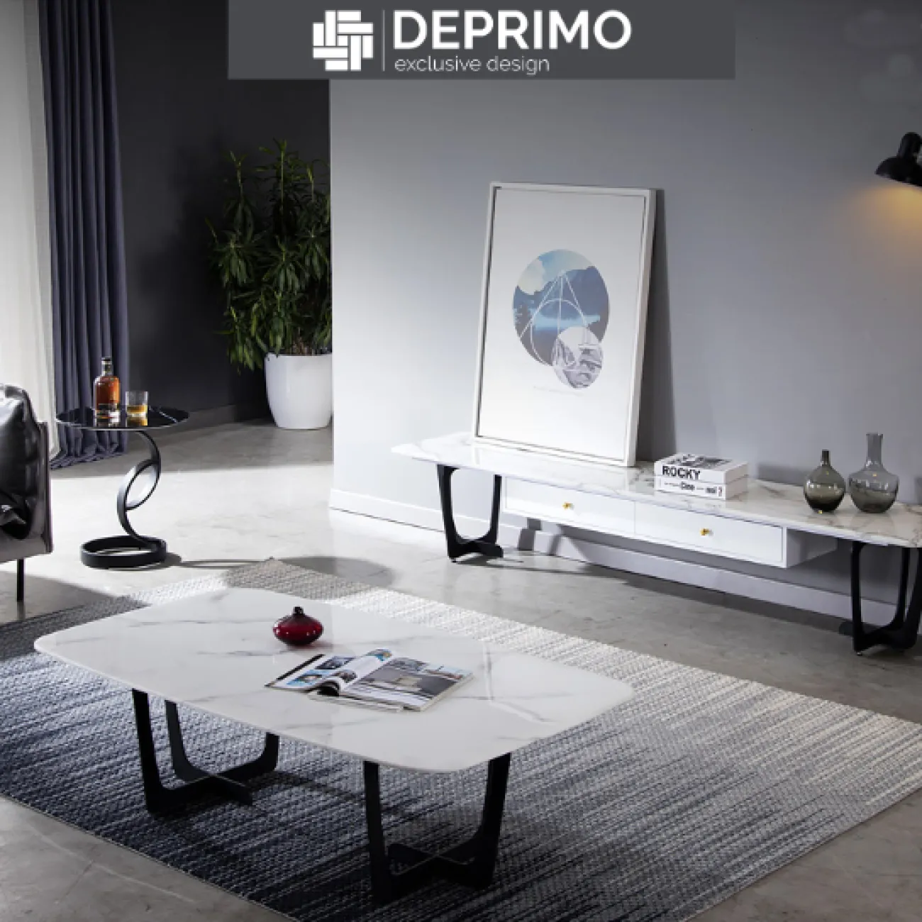 Дизайнерский журнальный столик LaLume-AP00284