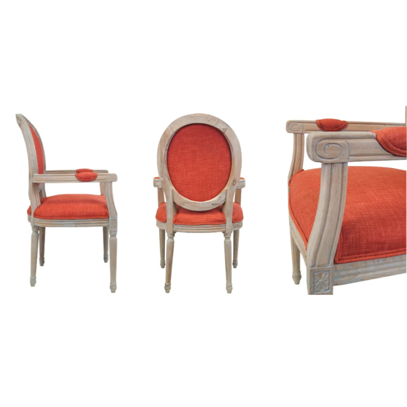 Стул French chairs Provence Orange ArmChair от LaLume