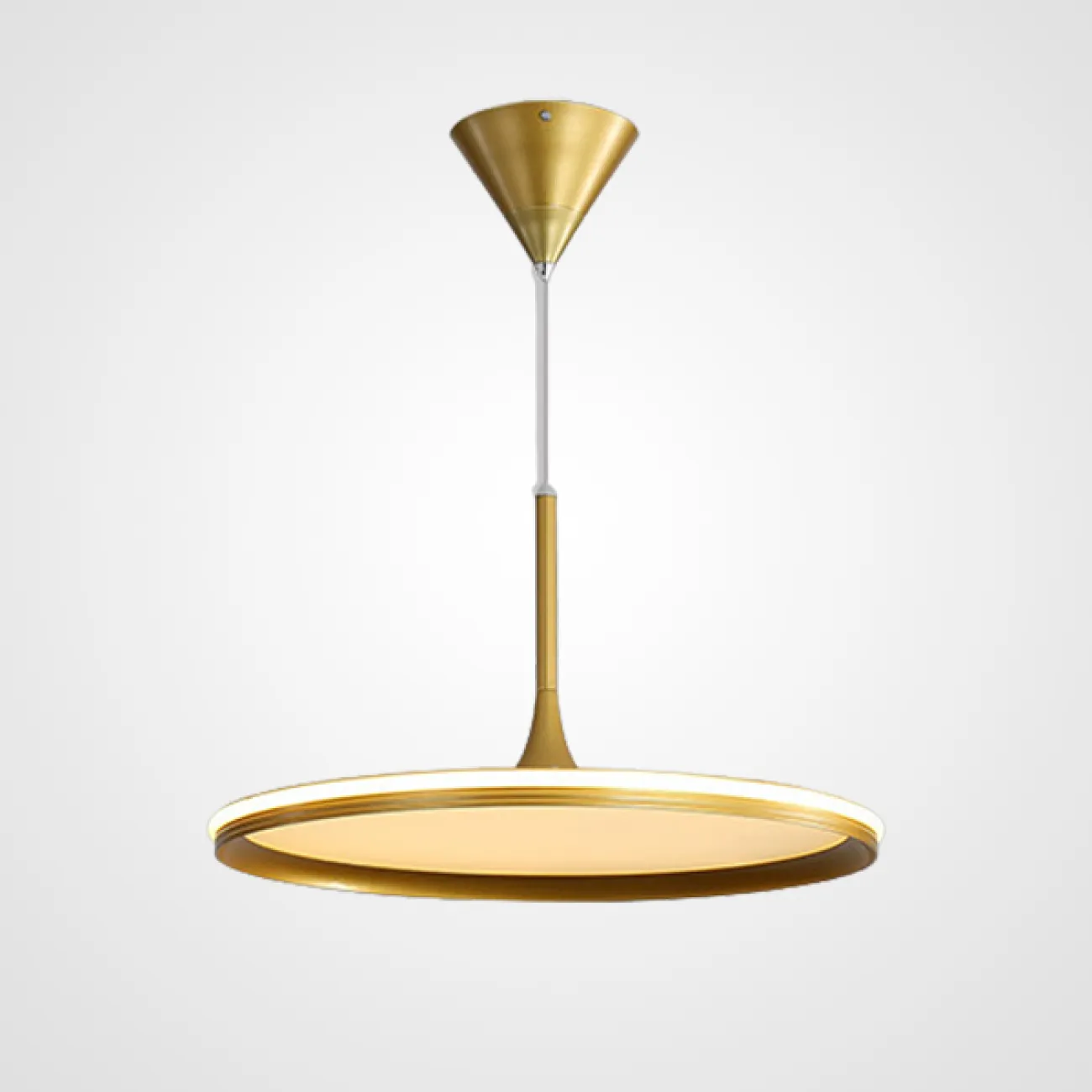 Подвесной светильник DANIKA D40 Black Трехцветный свет от ImperiumLoft