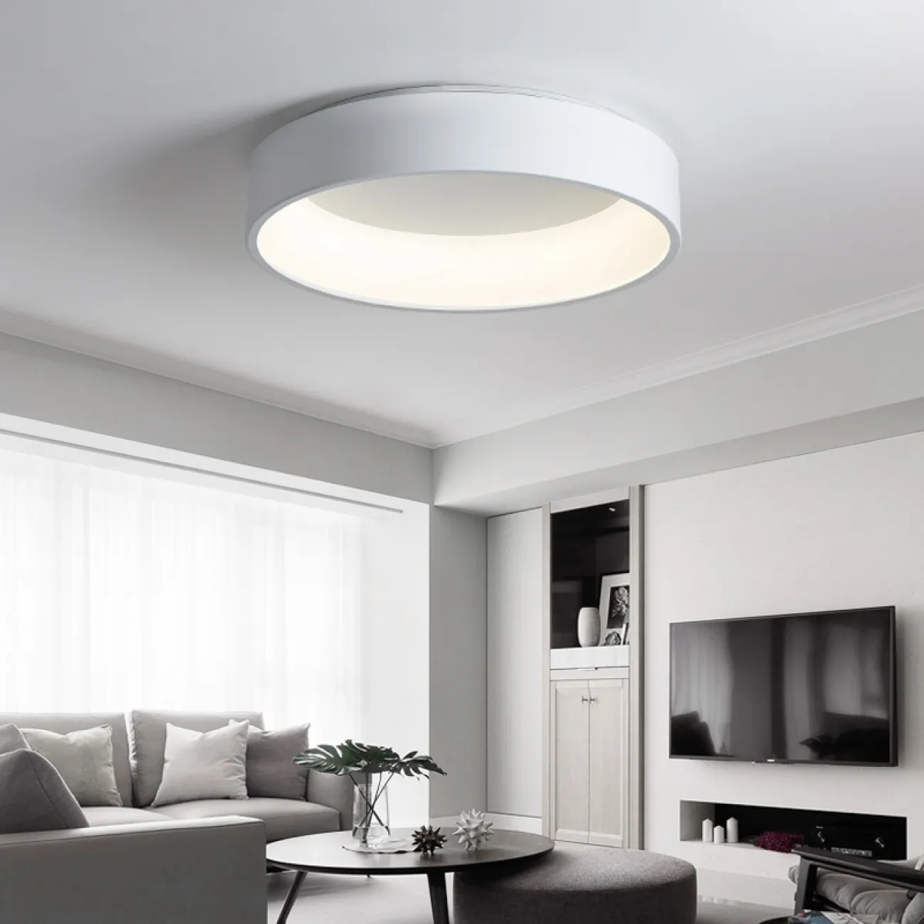 Потолочный светодиодный светильник TRAY D60 Black от ImperiumLoft