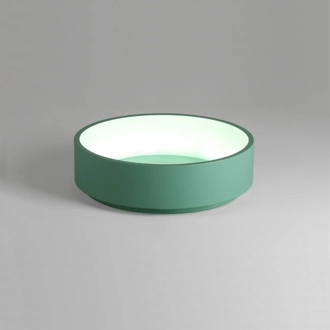 Потолочный светодиодный светильник TRAY D45 Green от ImperiumLoft