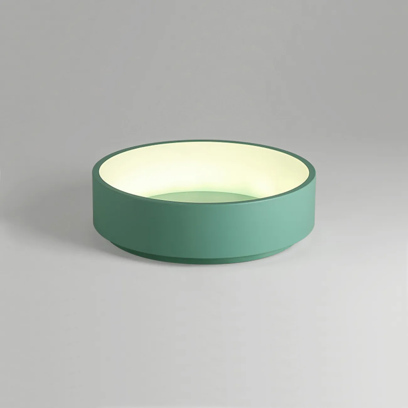 Потолочный светодиодный светильник TRAY D45 Green от ImperiumLoft