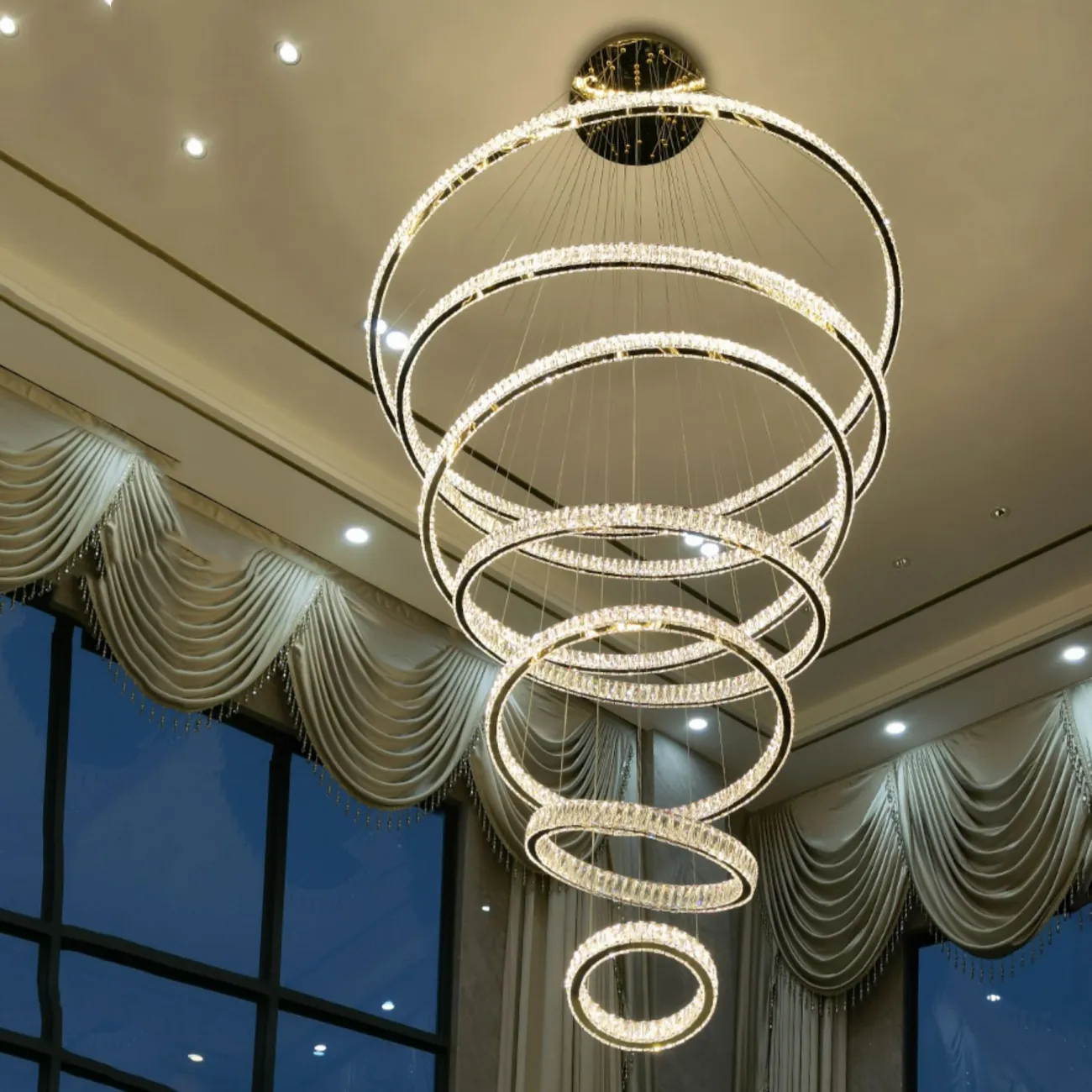 Подвесная люстра BERTOLDA B CAS D40+60+80+100+120 от ImperiumLoft