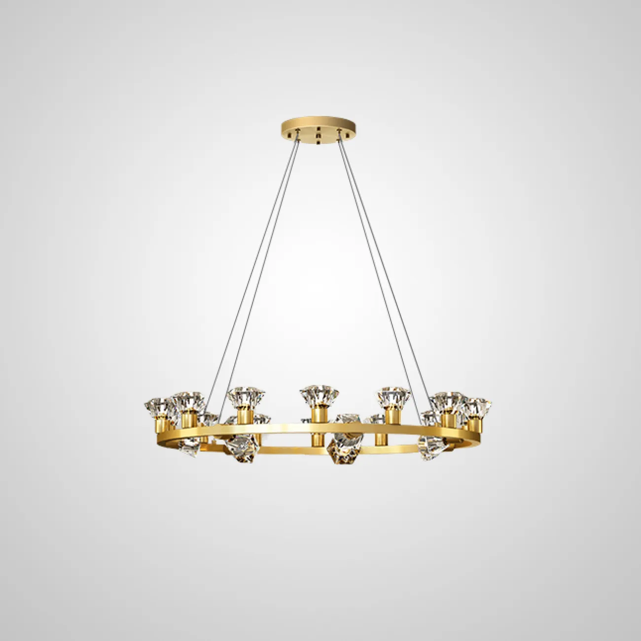 Подвесная люстра KENDRA CH D103 Black Brass от ImperiumLoft