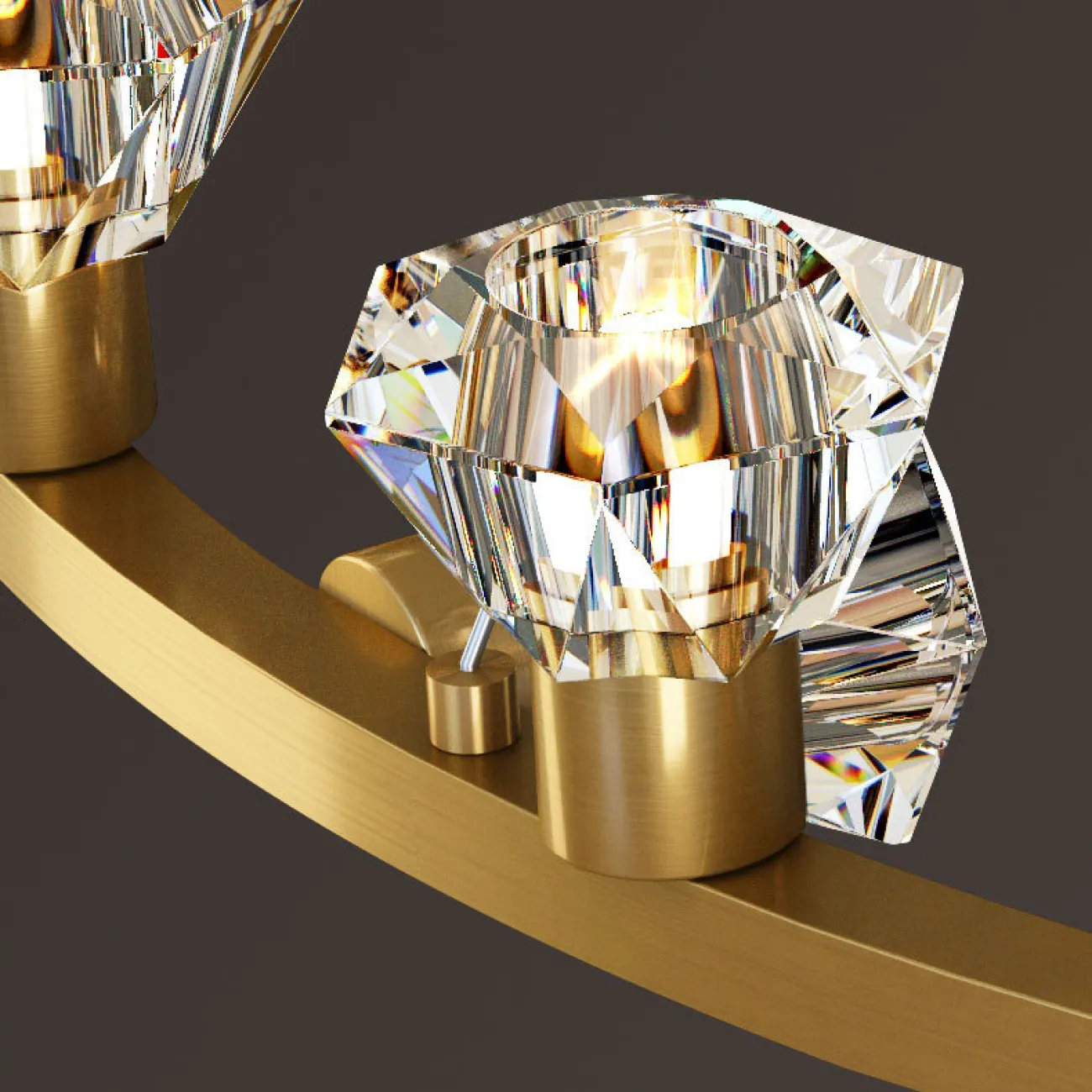 Подвесная люстра KENDRA CH D63 Gold от ImperiumLoft