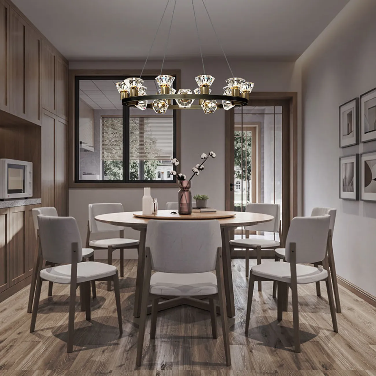 Подвесная люстра KENDRA CH D63 Gold от ImperiumLoft