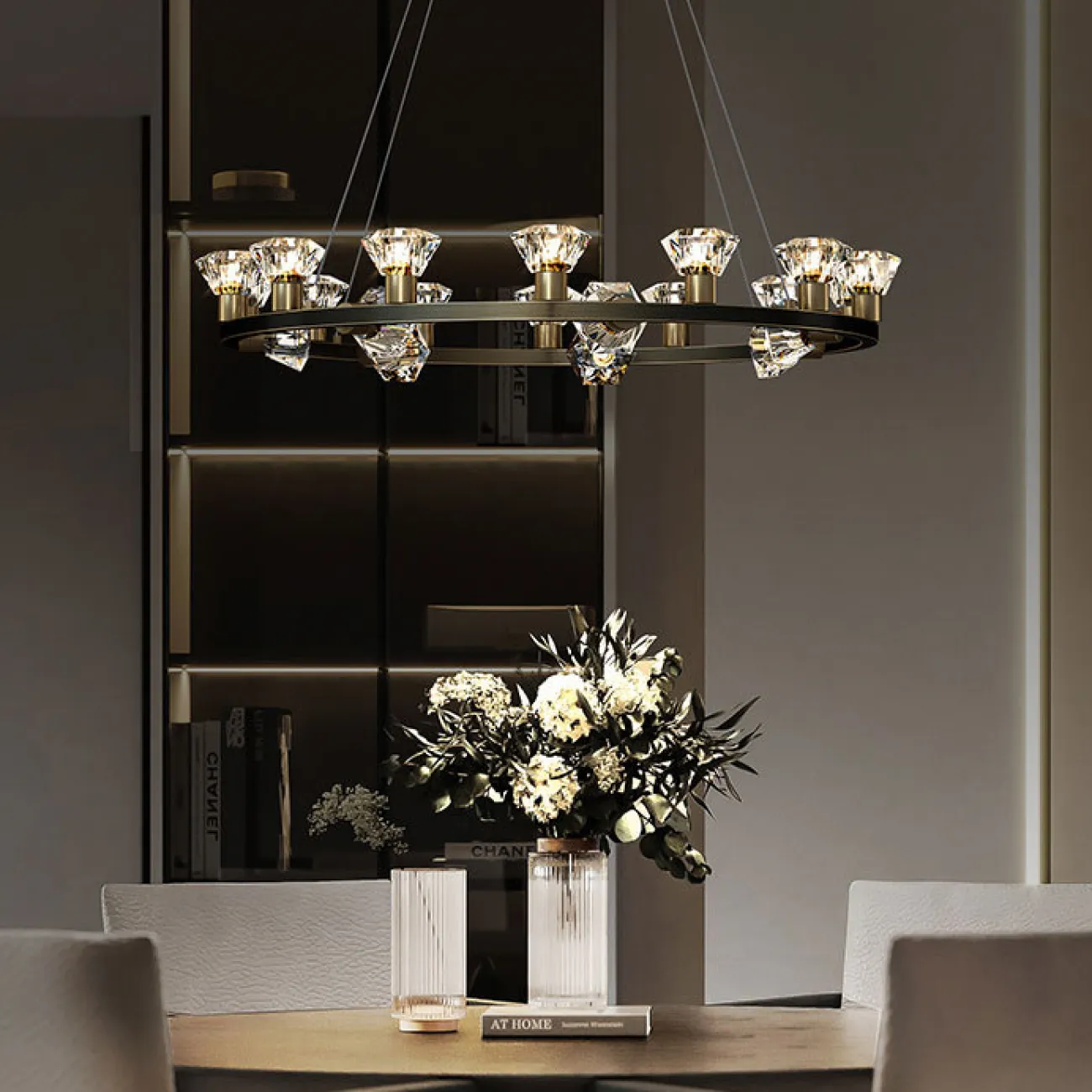 Подвесная люстра KENDRA CH D103 Black Brass от ImperiumLoft
