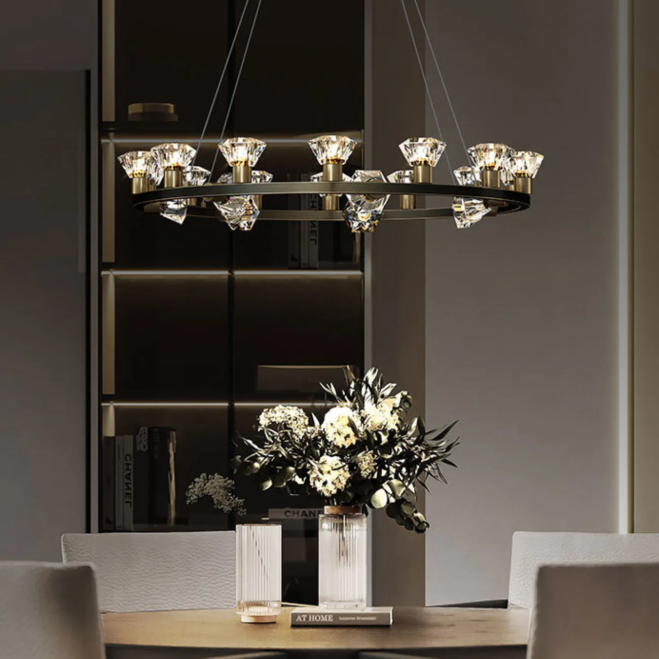 Подвесная люстра KENDRA CH D63 Gold от ImperiumLoft