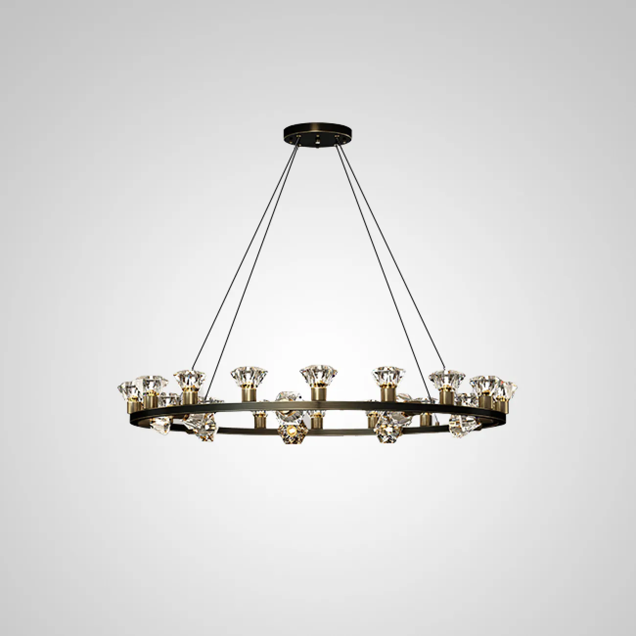 Подвесная люстра KENDRA CH D83 Black Brass от ImperiumLoft