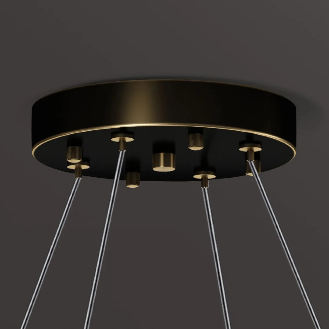 Подвесная люстра KENDRA CH D103 Black Brass от ImperiumLoft