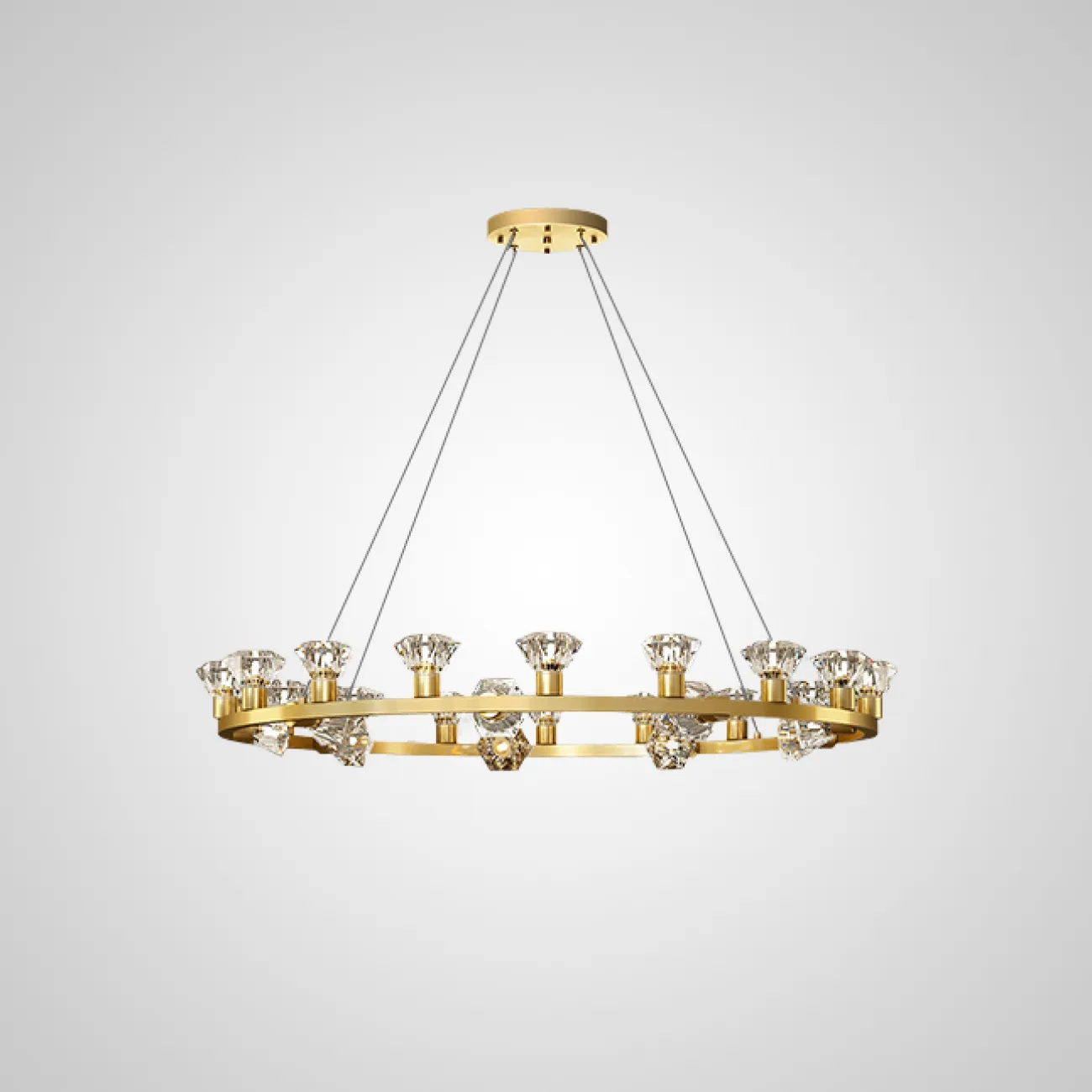 Подвесная люстра KENDRA CH D103 Black Brass от ImperiumLoft