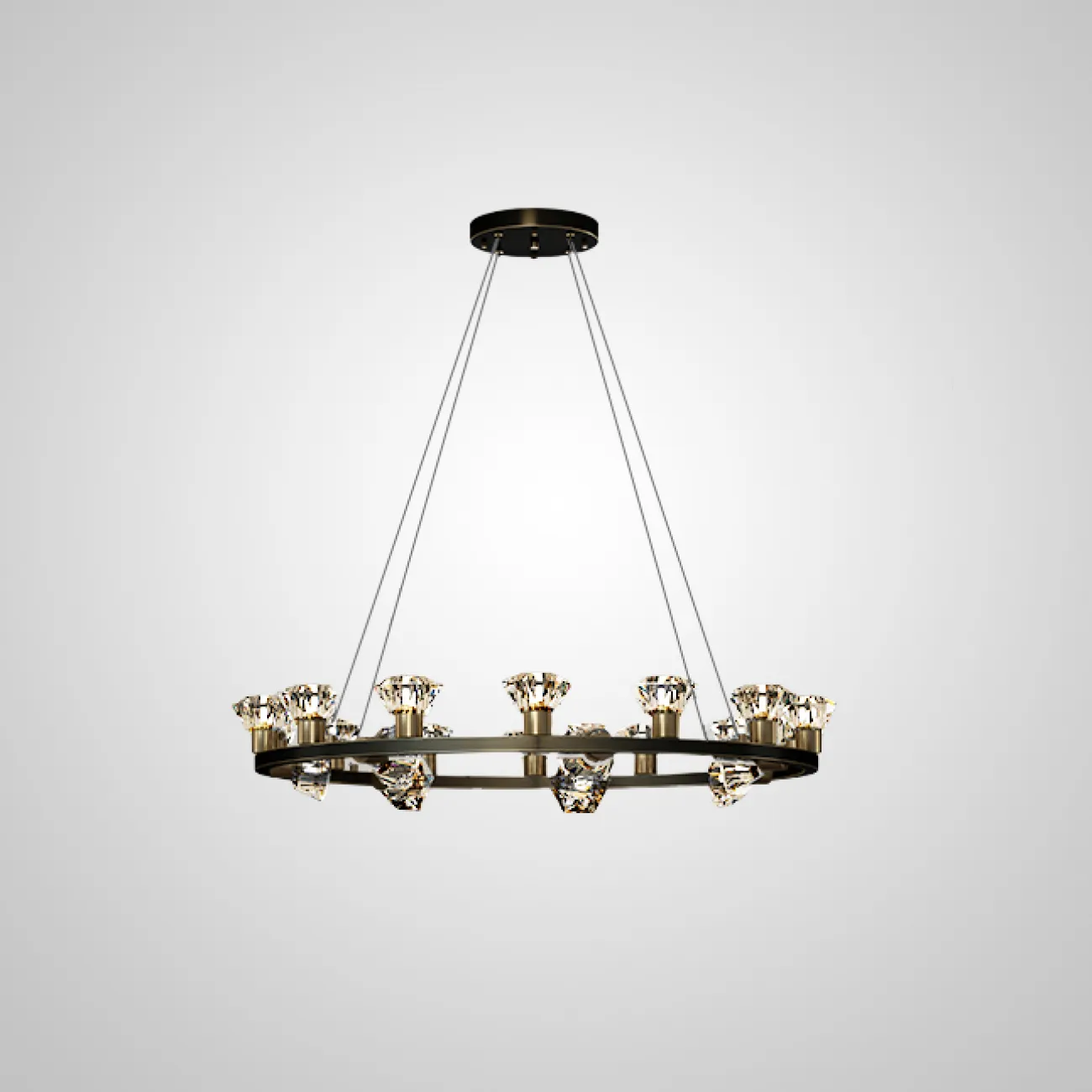 Подвесная люстра KENDRA CH D103 Black Brass от ImperiumLoft