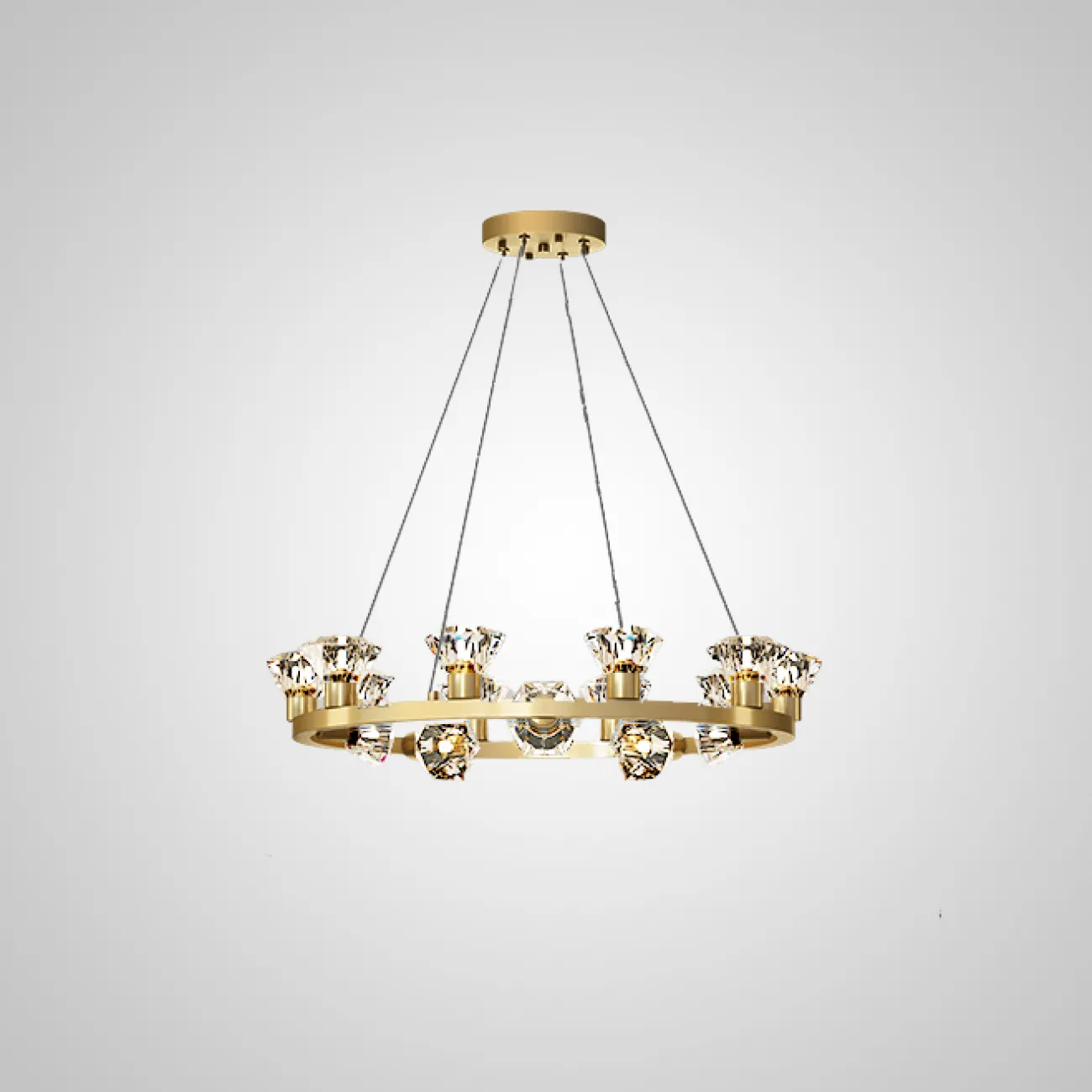 Подвесная люстра KENDRA CH D103 Black Brass от ImperiumLoft