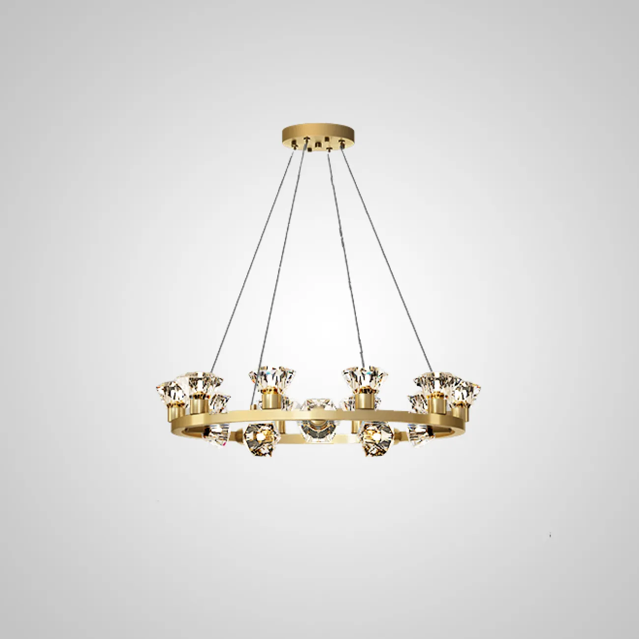 Подвесная люстра KENDRA CH D63 Black Brass от ImperiumLoft