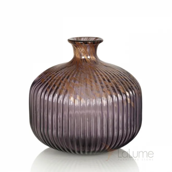 Стеклянная ваза Cellular Purple vase