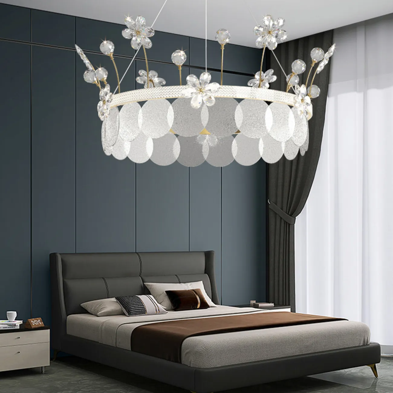 Подвесная люстра MARGARET D50 Трехцветный свет от ImperiumLoft