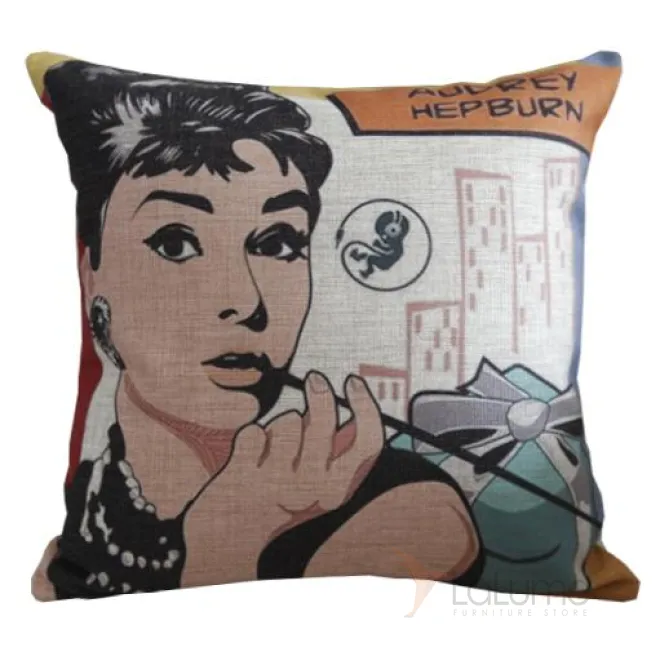 Декоративная подушка Audrey Hepburn от LaLume